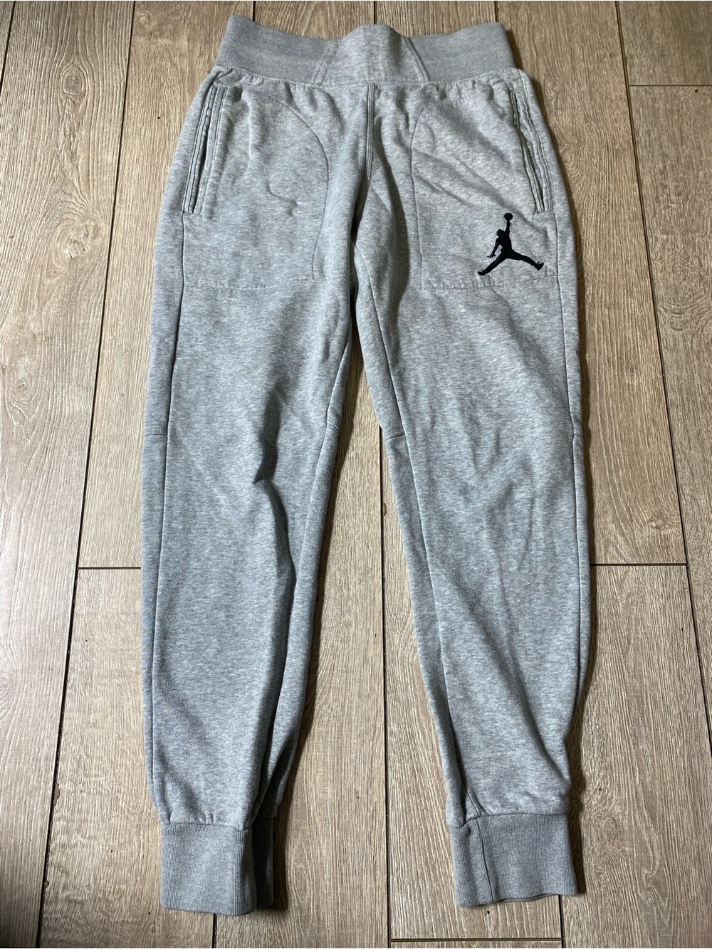 Nike Air Jordan Jumpman Fleece Jogger Pants Grey Heather Men's M